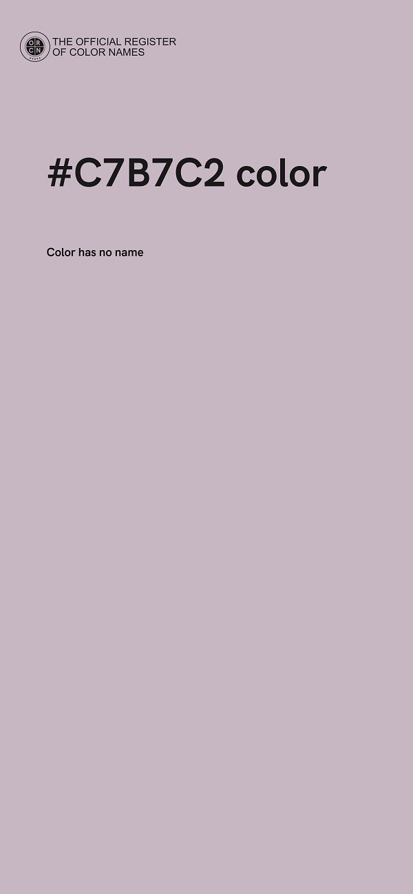 #C7B7C2 color image
