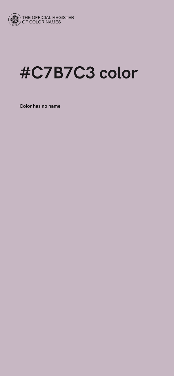 #C7B7C3 color image