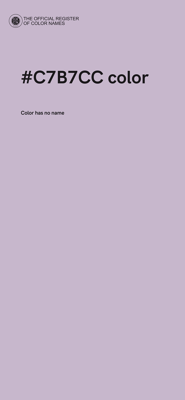 #C7B7CC color image