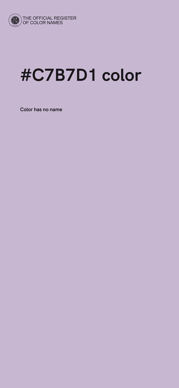 #C7B7D1 color image