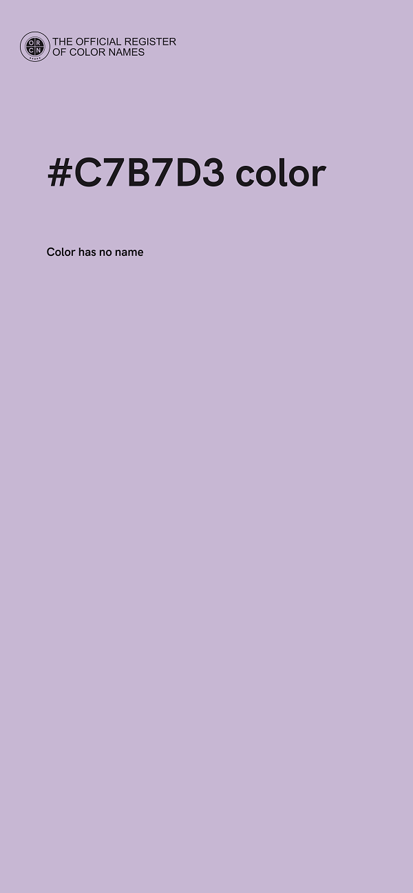 #C7B7D3 color image