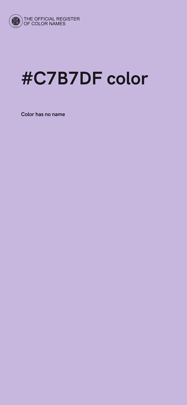 #C7B7DF color image
