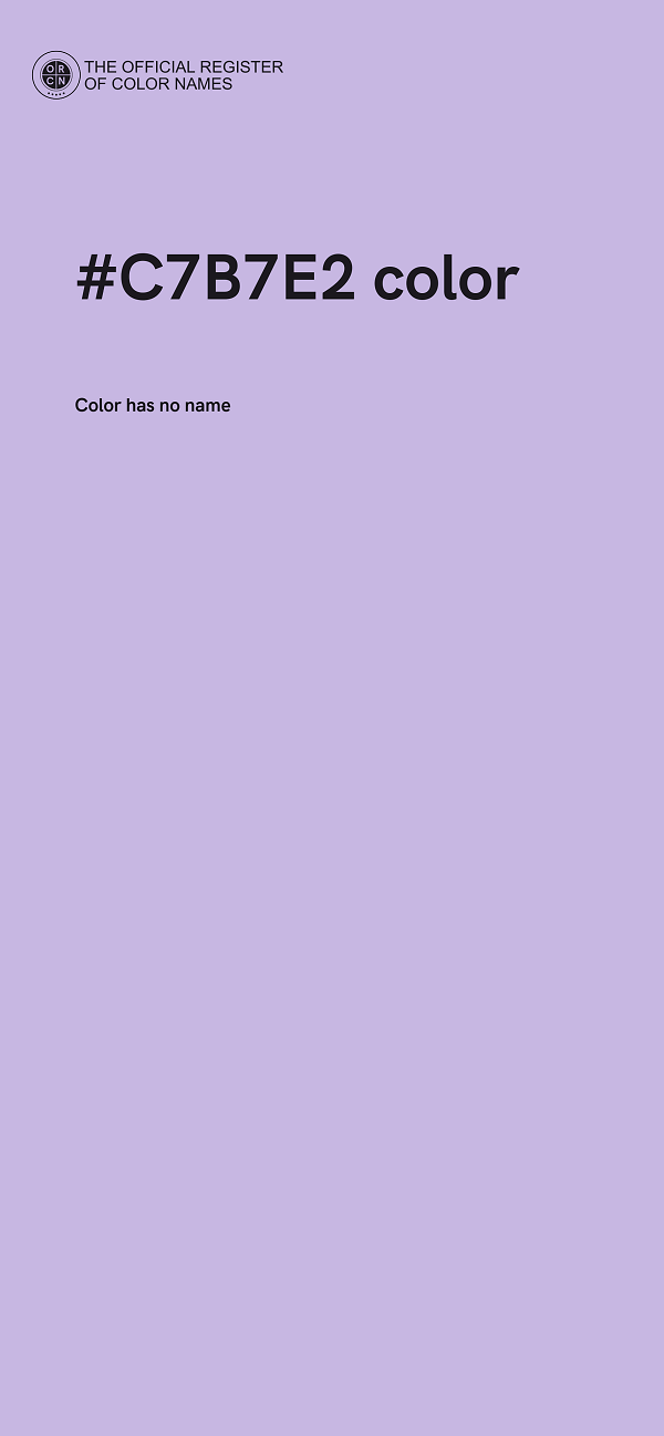 #C7B7E2 color image
