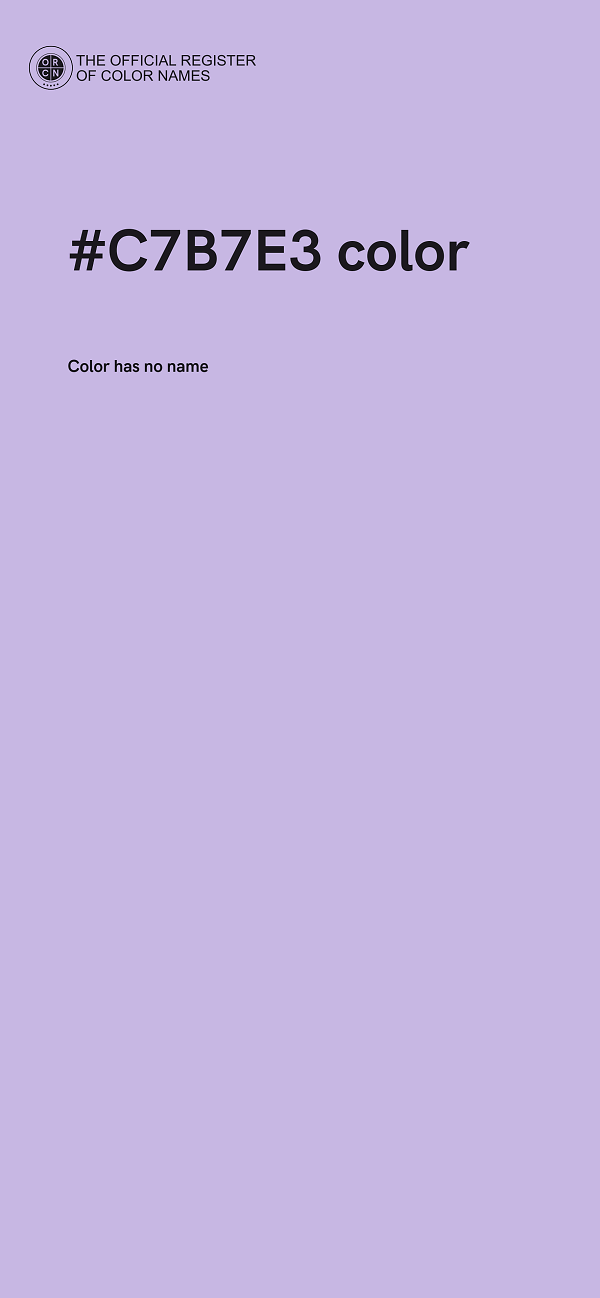 #C7B7E3 color image