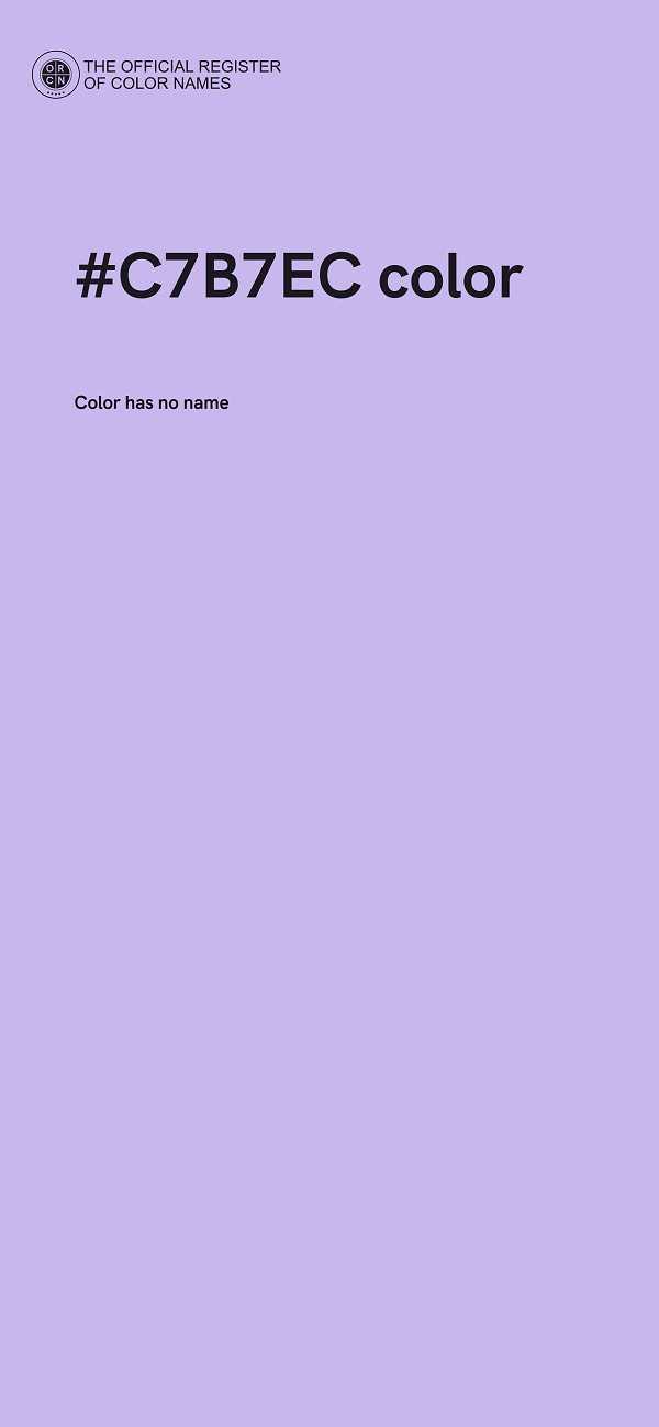 #C7B7EC color image