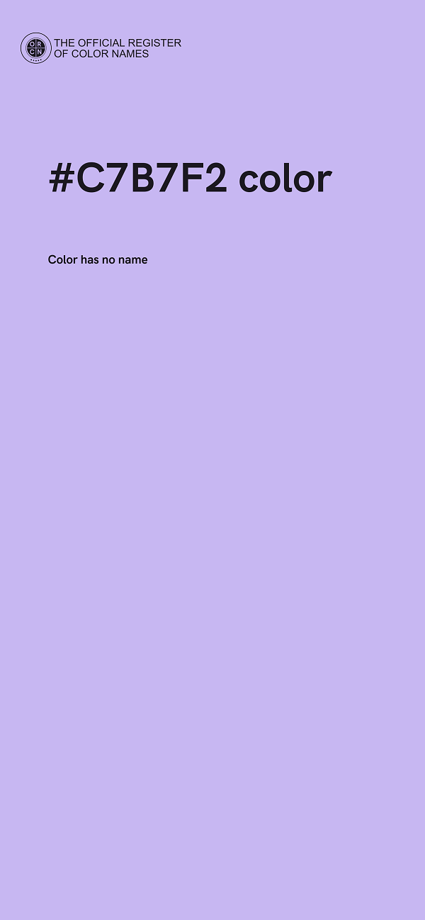 #C7B7F2 color image