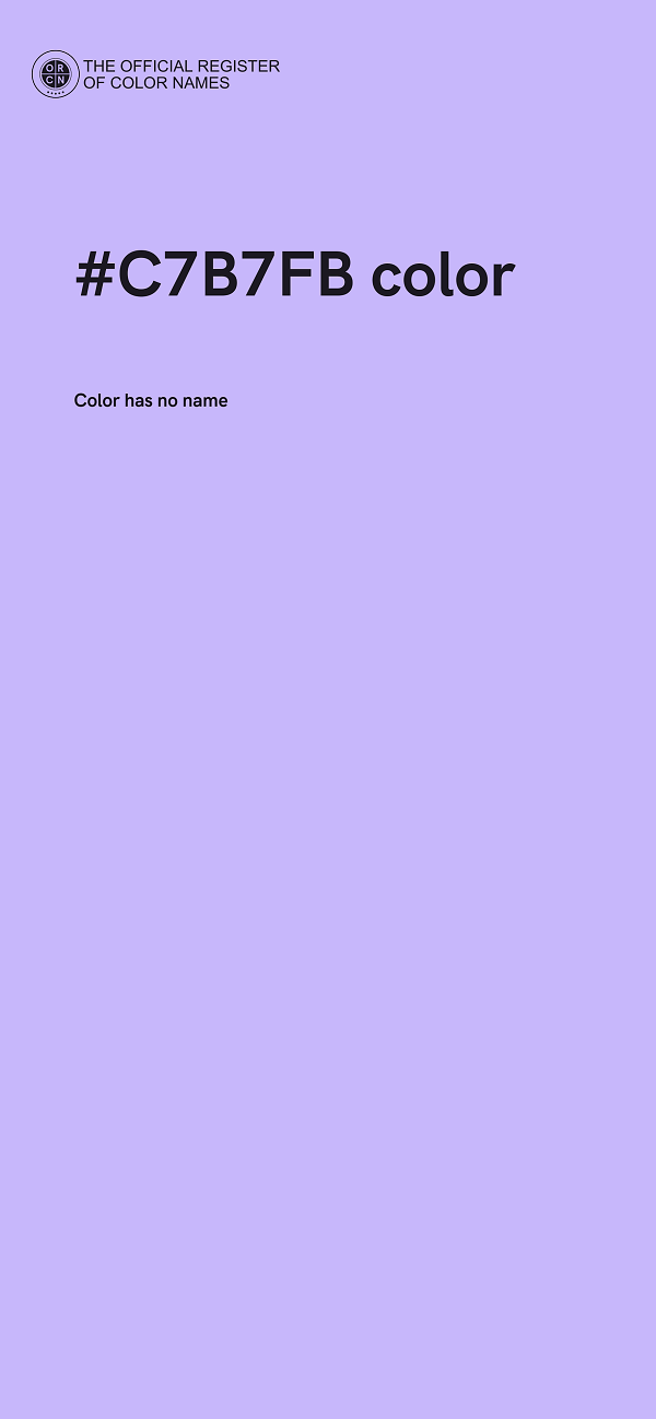 #C7B7FB color image