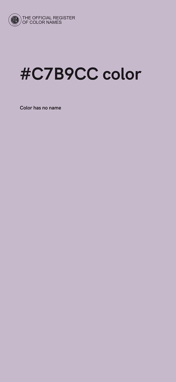 #C7B9CC color image