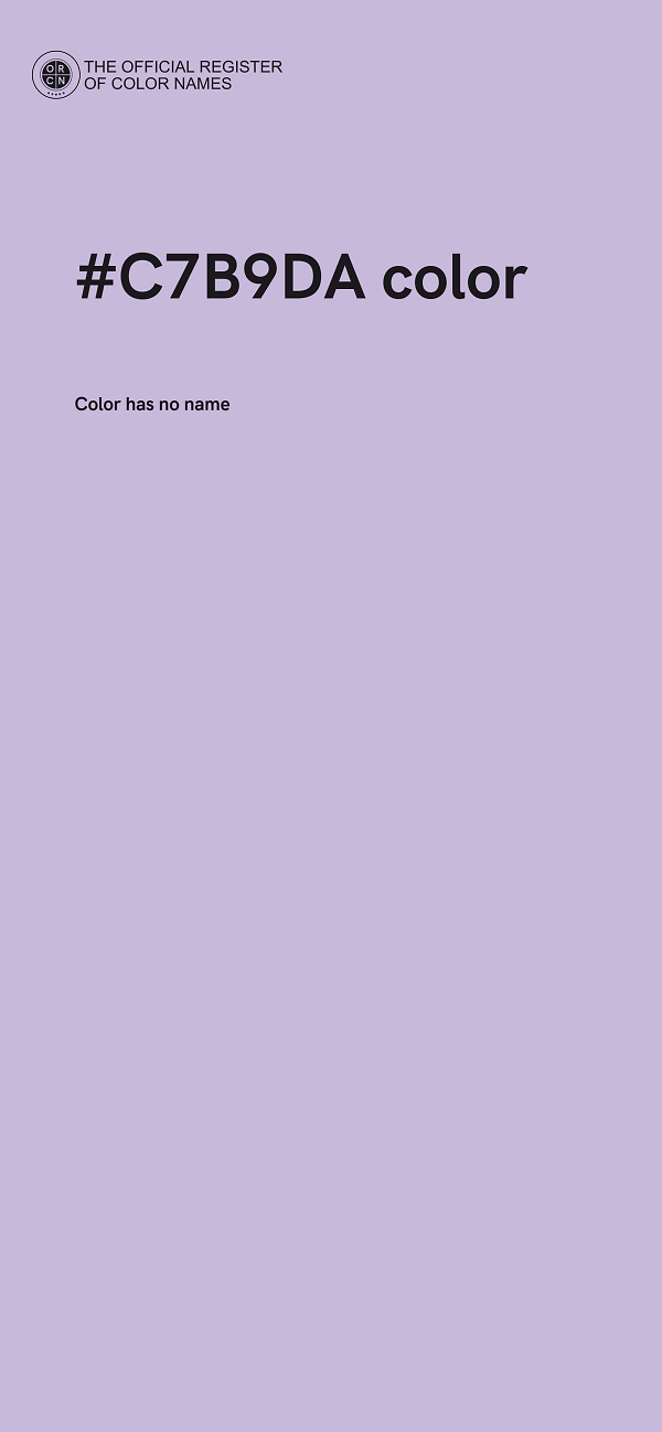 #C7B9DA color image