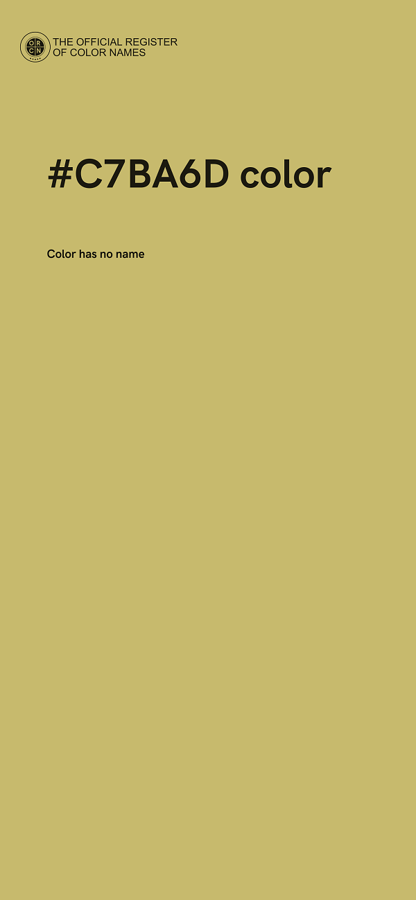 #C7BA6D color image