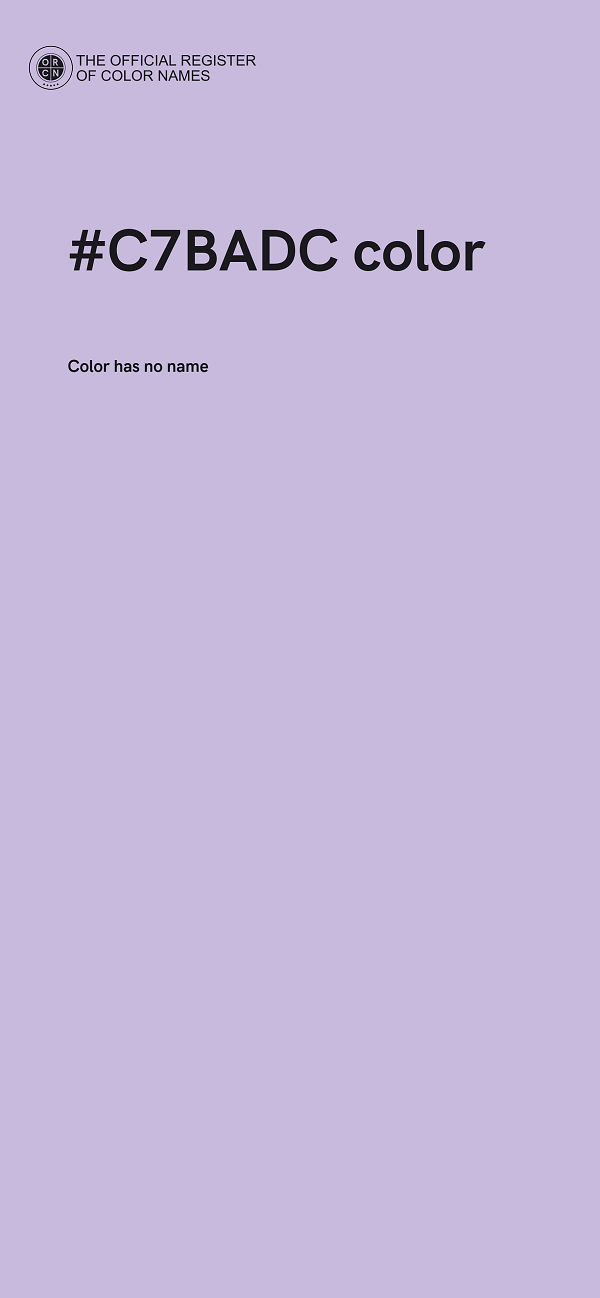 #C7BADC color image