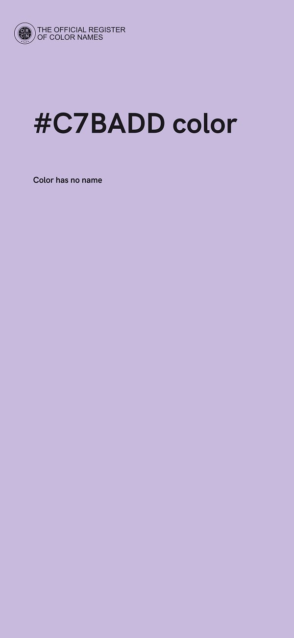#C7BADD color image
