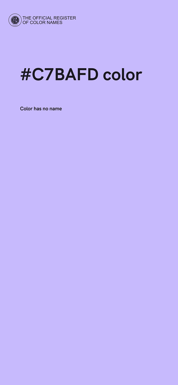#C7BAFD color image
