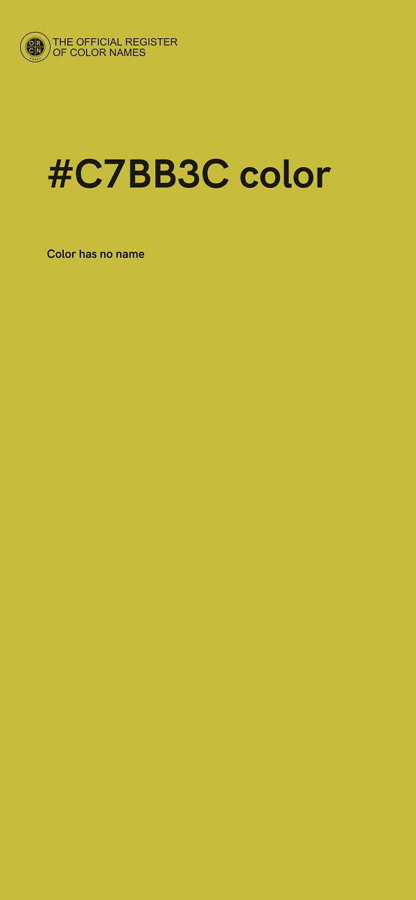 #C7BB3C color image