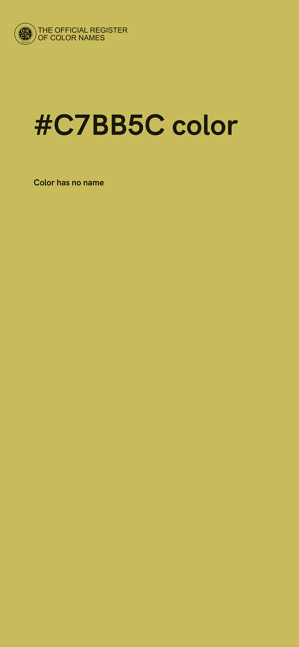 #C7BB5C color image