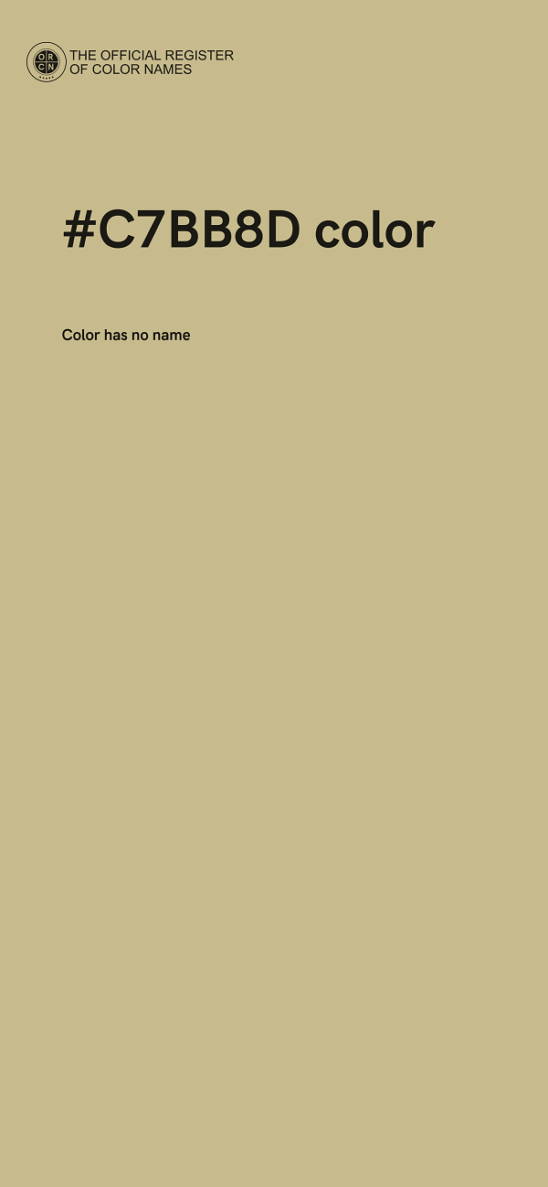 #C7BB8D color image