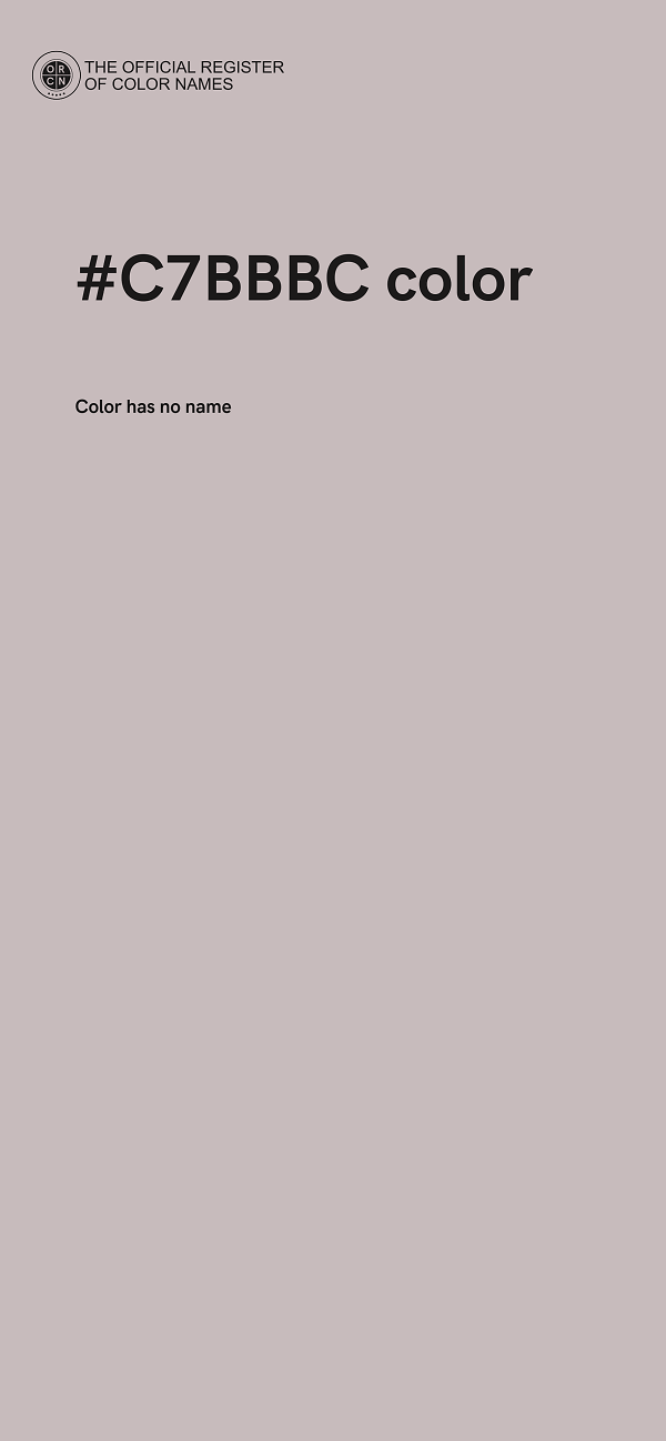 #C7BBBC color image