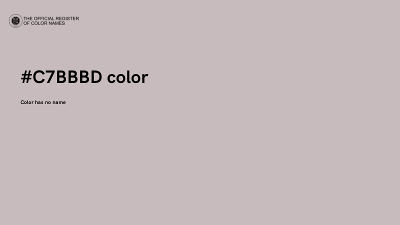 #C7BBBD color image