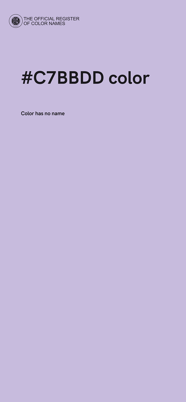 #C7BBDD color image