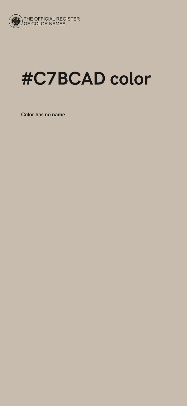 #C7BCAD color image