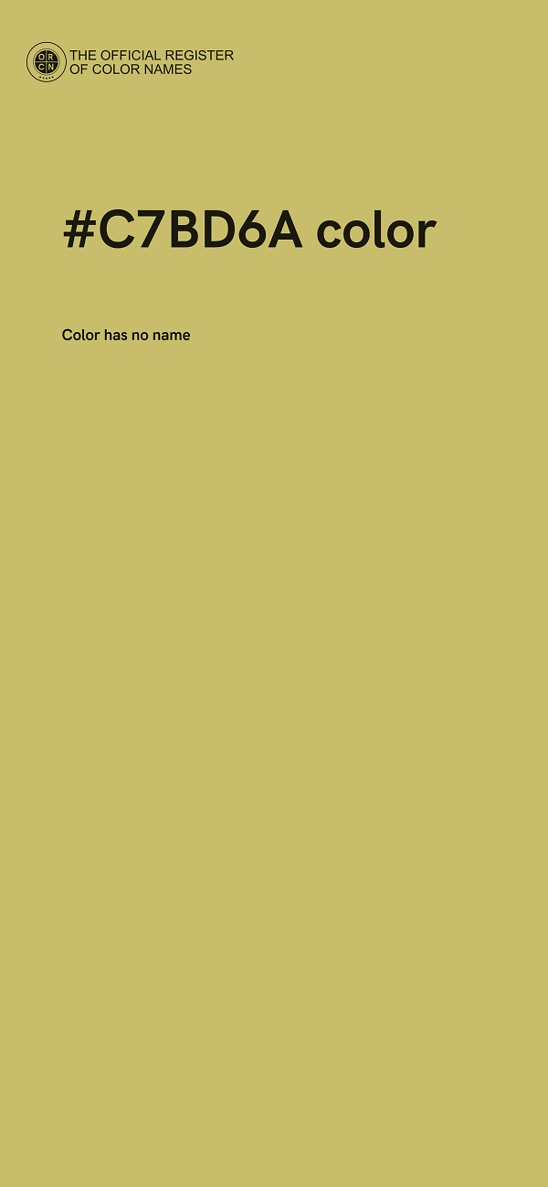 #C7BD6A color image