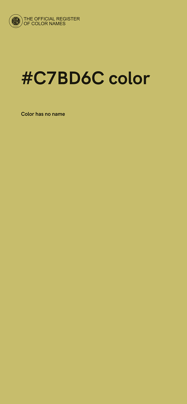 #C7BD6C color image
