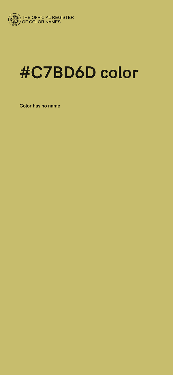 #C7BD6D color image
