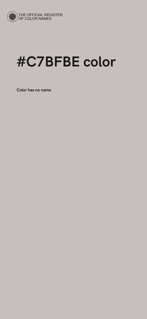#C7BFBE color image