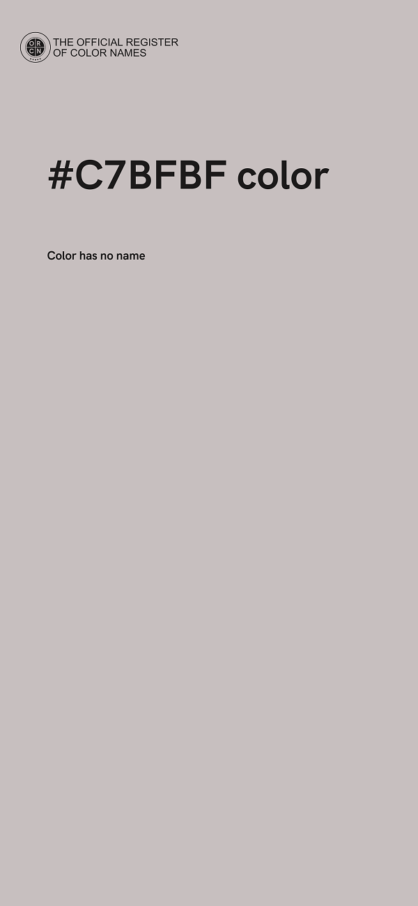 #C7BFBF color image