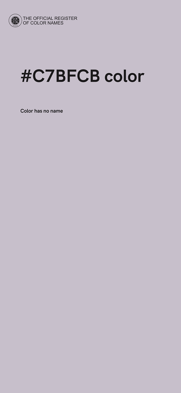 #C7BFCB color image