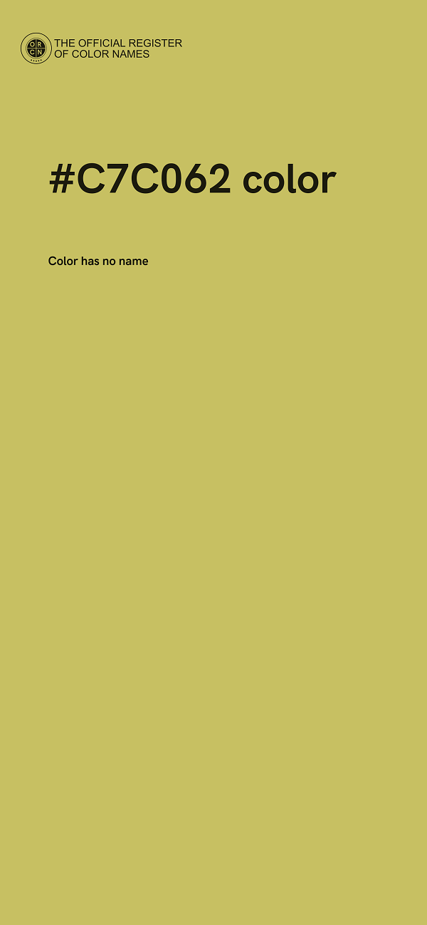 #C7C062 color image