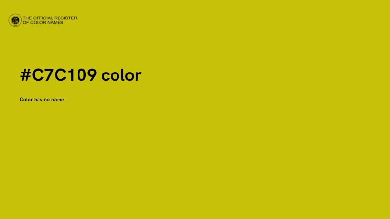 #C7C109 color image