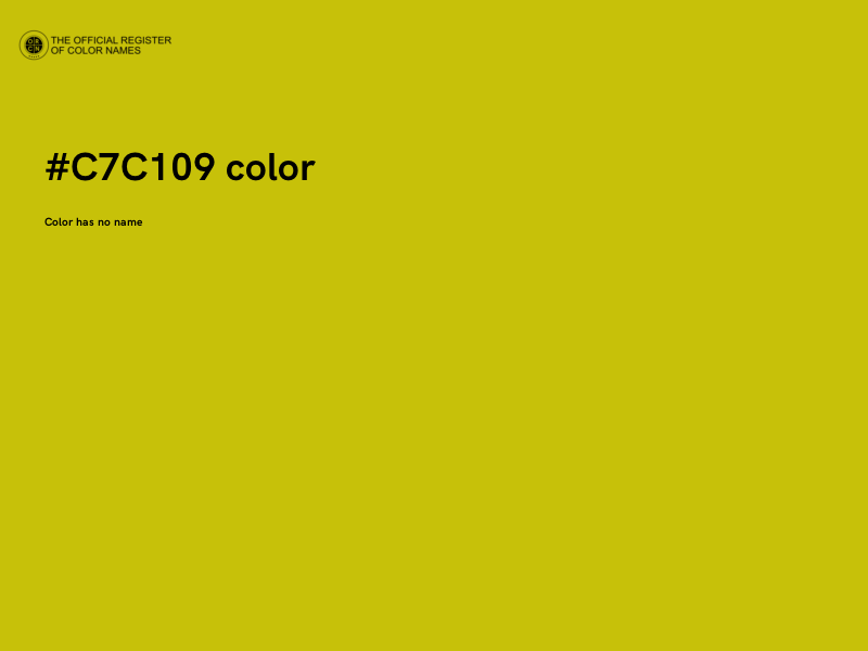 #C7C109 color image