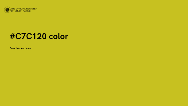 #C7C120 color image