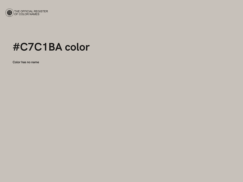 #C7C1BA color image