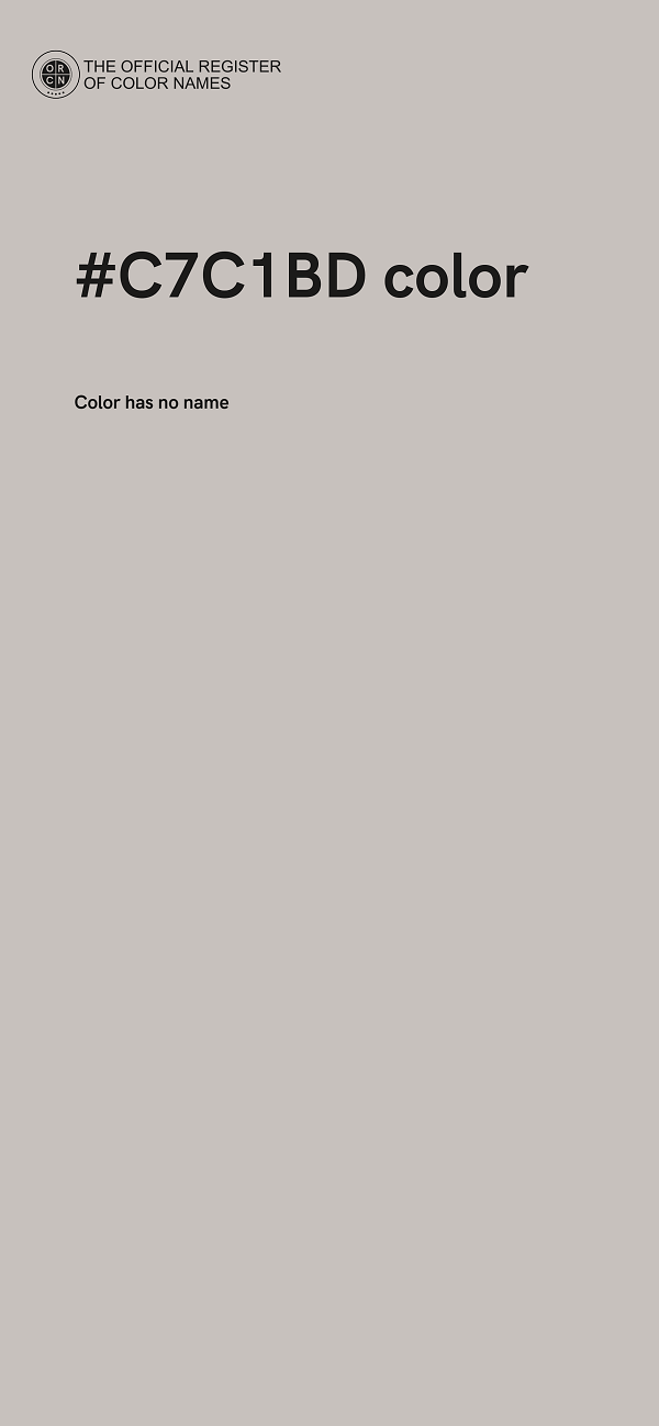 #C7C1BD color image