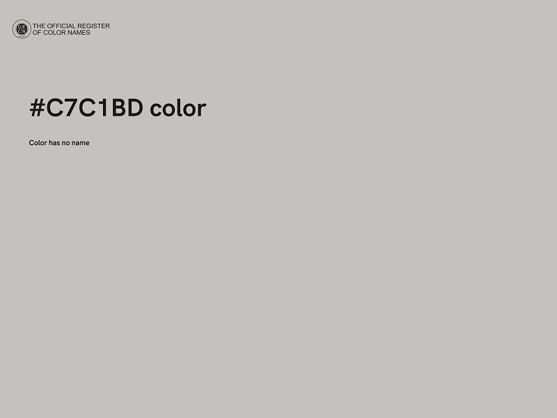#C7C1BD color image