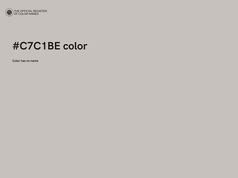 #C7C1BE color image