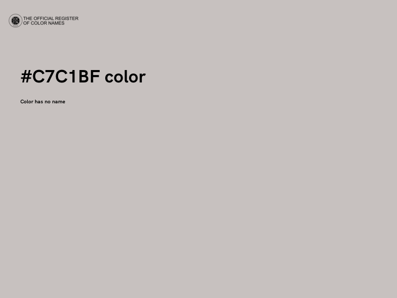 #C7C1BF color image