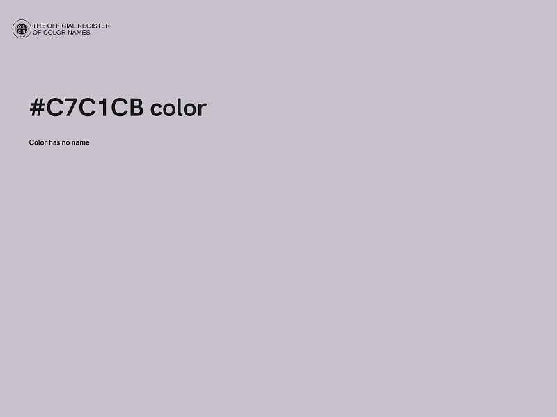 #C7C1CB color image