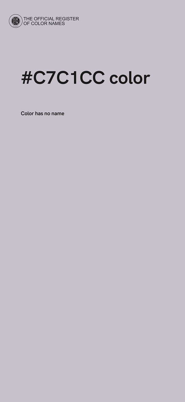 #C7C1CC color image