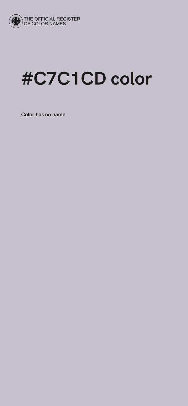 #C7C1CD color image