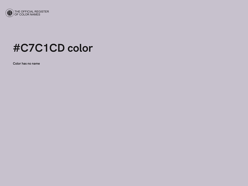 #C7C1CD color image