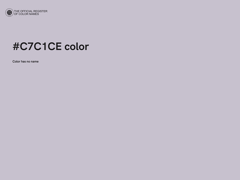 #C7C1CE color image