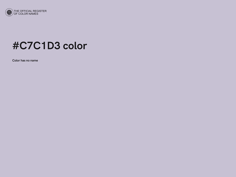 #C7C1D3 color image