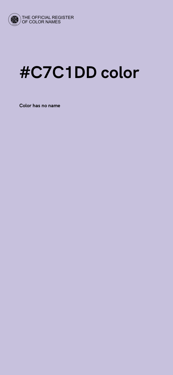 #C7C1DD color image