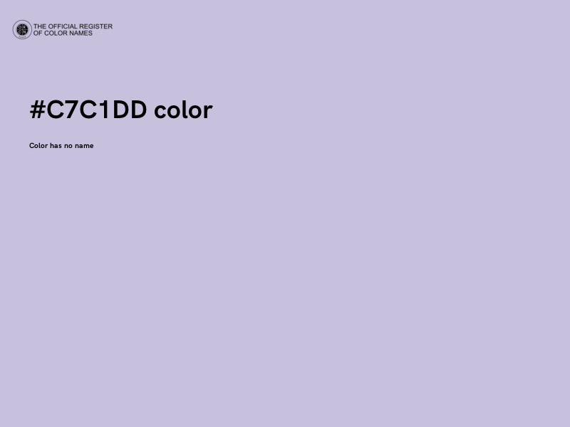 #C7C1DD color image