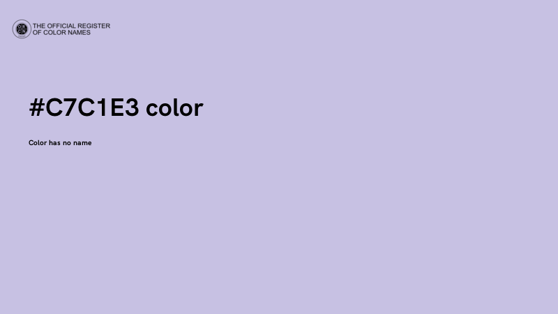 #C7C1E3 color image