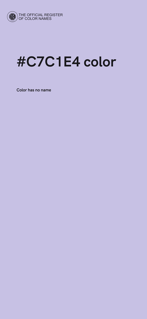 #C7C1E4 color image