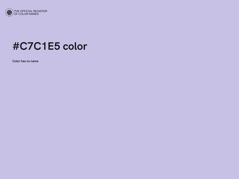 #C7C1E5 color image